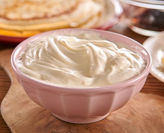 Bowl con queso mascarpone