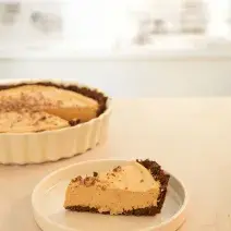 Tarta de mousse de café