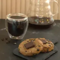 Cookies de café y chocolate