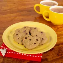 Galletas de avena con chocolate