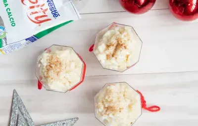 Arroz con leche navideño