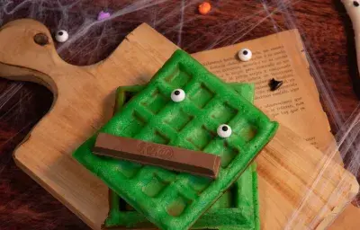 Frankenstein Waffles