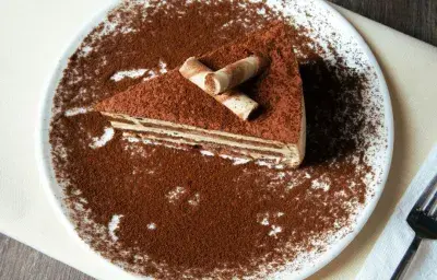 Torta tiramisú de panqueques