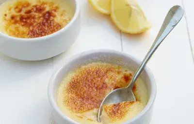 Créme Brûlée al limón