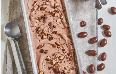 Helado de Cacao y Almendras