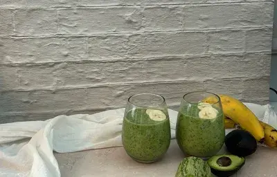 Smoothie verde con Svelty