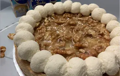 Tarta nuez y leche condensada by Sol Maroño