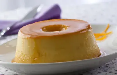 Flan de Naranja