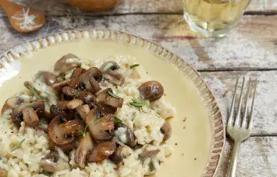 Risotto de hongos