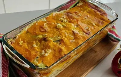 Milhojas de vegetales