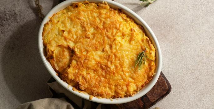 Pastel de bondiola y batata