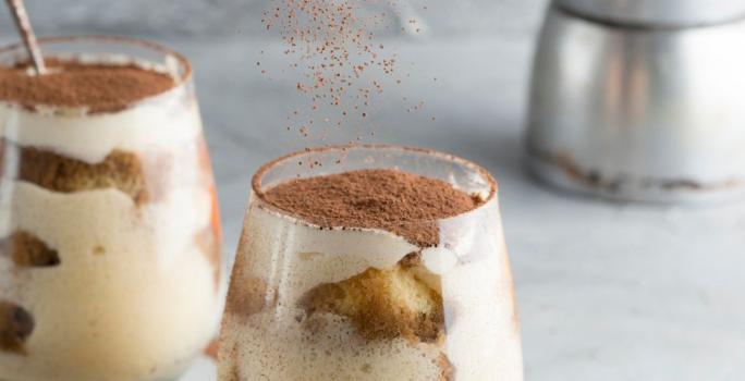 Tiramisú en vaso