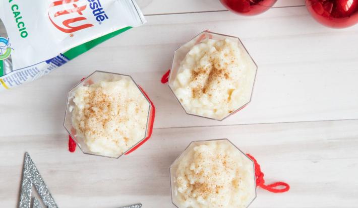 Arroz con leche navideño