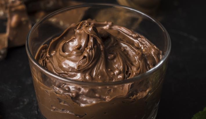 Mousse de chocolate con leche