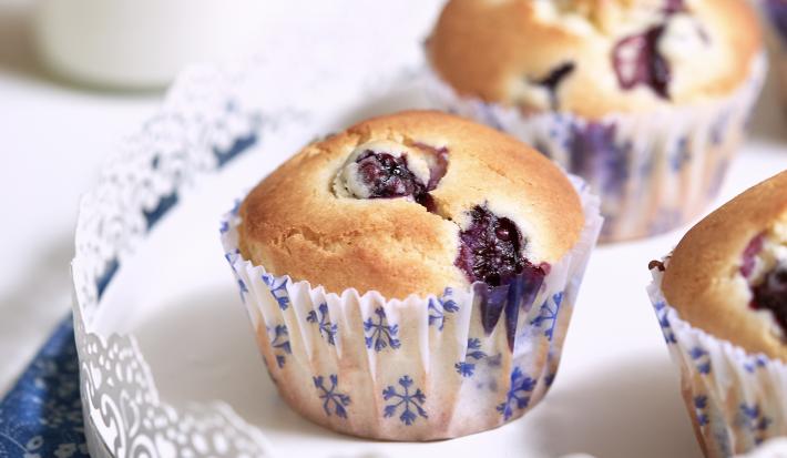 Muffins de arandanos