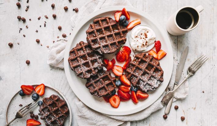 NESQUIK Chocolate Waffles