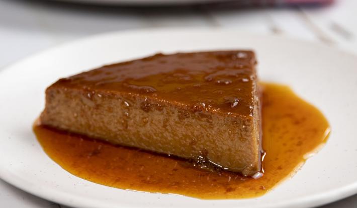 flan de café