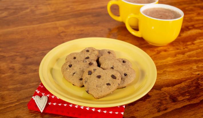 Galletas de avena con chocolate