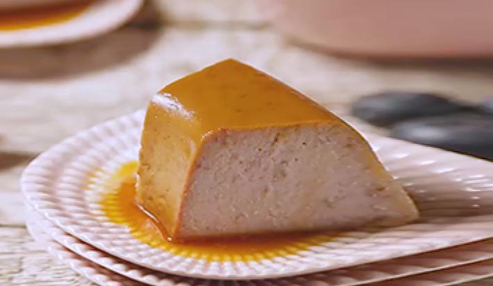 Flan de Frambuesas